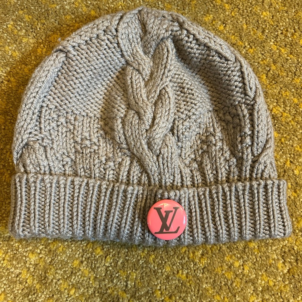 Louis Vuitton Camel Knit Beanie